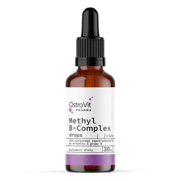 Methyl B Complex Drops OstroVit Pharma - Metil B Kompleks Kapi - 30 ml u Kapima Methyl B Complex Drops OstroVit Pharma - Metil B Kompleks Kapi - 30 ml u Kapima