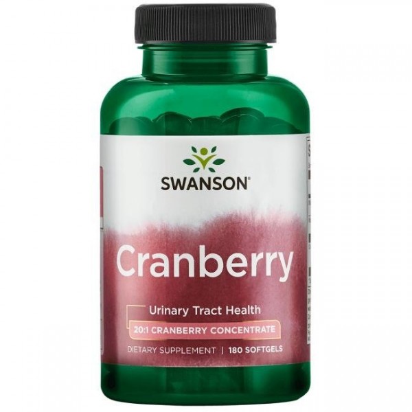 EKSTRAKT BRUSNICE - Brusnica - Cranberry Extract Swanson Kapsule 20:1 800 mg - 180 Kapsula
