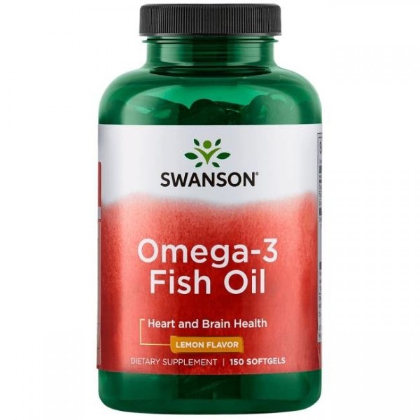 OMEGA 3 ( Riblje Ulje, Fish Oil ) 1000 mg Kapsule Swanson - 150 Softgel Kapsula