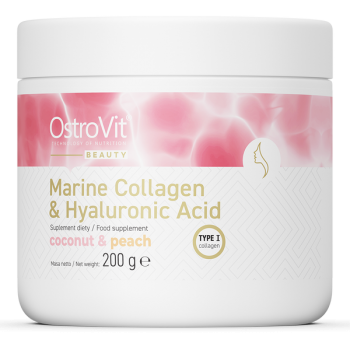Morski - Hidrolizirani Riblji Kolagen (Marine Collagen) + Hijaluronska Kiselina + Vitamin C Prah OstroVit - 200 g. u Prahu