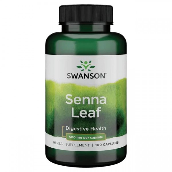 Sena List (Senna Leaf) Kapsule 500 mg Swanson - 100 Kapsula
