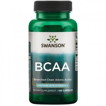 BCAA (branched-chain amino acids) aminokiseline razgranatog lanca Swanson Kapsule - 100 Kapsula