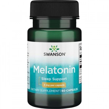 Melatonin 3 mg Kapsule Swanson - 60 Kapsula