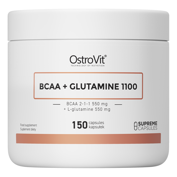 BCAA + L Glutamin Glutamine Kapsule OstroVit 150 Kapsula
