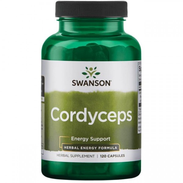 KORDICEPS - CORDYCEPS GLJIVA ( Cordyceps sinensis ) Kapsule 600 mg Swanson - 120 Kapsula