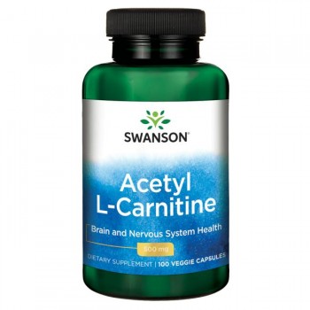Acetyl L-Carnitine Swanson - Acetil L-Karnitin Kapsule 500 mg - 100 Kapsula