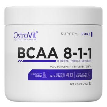 BCAA Aminokiseline 8-1-1 Prah OstroVit  - 200 g. u Prahu Natural