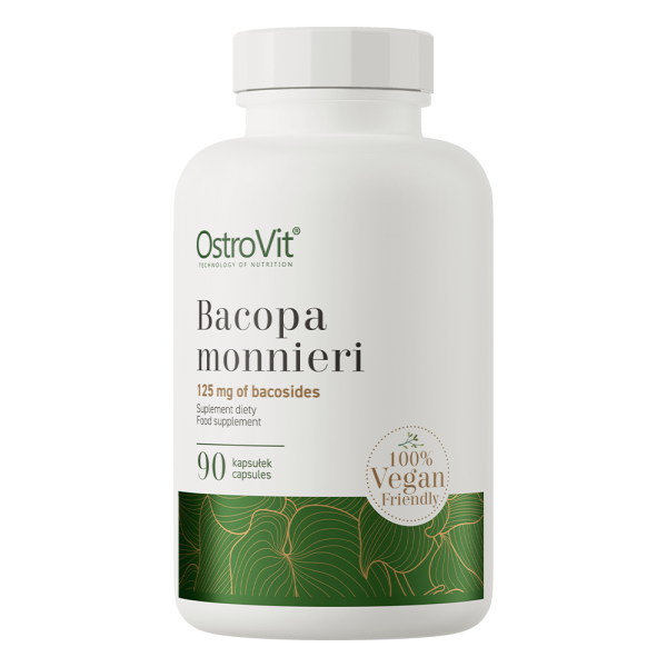 Bacopa Monnieri (Brahmi, Bakopa) Kapsule VEGE 250mg 90 Kapsula