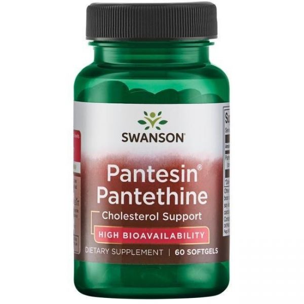Pantesin™ - PANTETIN ( Pantethine ) Swanson 300 mg Kapsule  - 60 Softgel Kapsula
