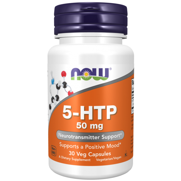 5-HTP - 5 hidroksitriptofan 50 mg Kapsule NOW FOODS - 30 Kapsula