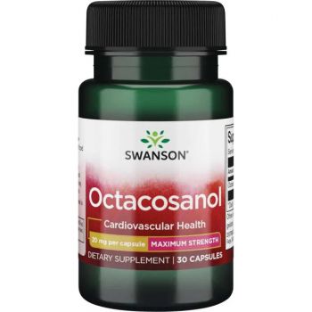 OKTAKOZANOL - Swanson Octacosanol Kapsule 20 mg - 30 Kapsula
