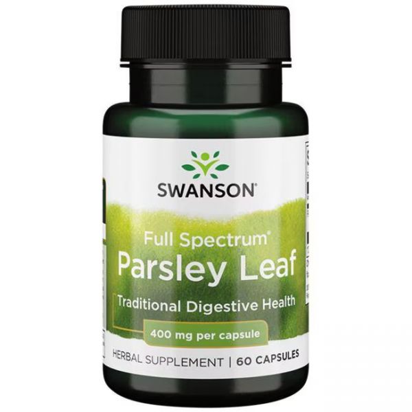 List Peršina - Peršin - Parsley Leaf Swanson 400 mg - 60 Kapsula