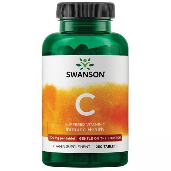 Puferirani ( Buffered ) Vitamin C 500 mg Tablete Swanson - 250 Tableta