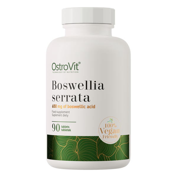 Bosvelija (Indijski Tamjan) - Boswellia Serrata Tablete1000 mg OstroVit - 90 Tableta