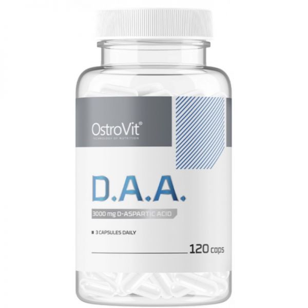 AKCIJA! D.A.A. - DAA - D Asparaginska Kiselina 1000 mg Kapsule OstroVit ( d aspartic acid ) - 120 Kapsula