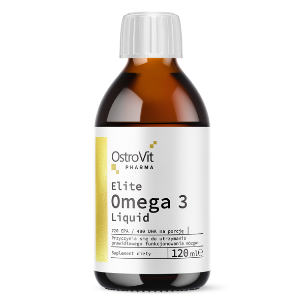 OstroVit Pharma Elite - Omega 3 Liquid - Tekuće Riblje Ulje - 120 ml u Tekućini OstroVit Pharma Elite - Omega 3 Liquid - Tekuće Riblje Ulje - 120 ml u Tekućini