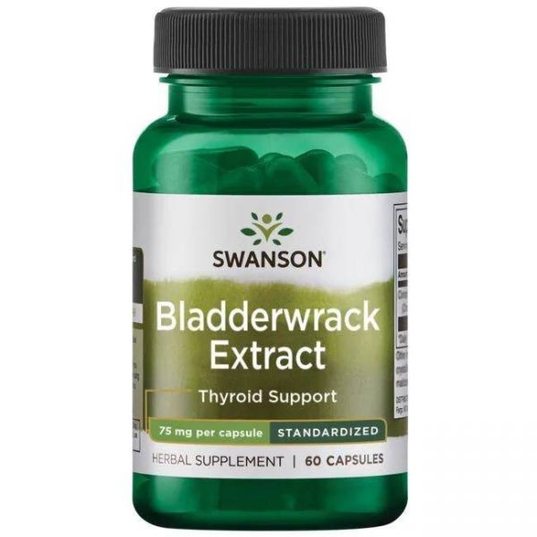 Mjehurasti FUKUS - Fucus Alga Ekstrakt (Bračić, Crni Mjehur, Morsko Grožđe) - Swanson Bladderwrack Extract Kapsule - 60 Kapsula Mjehurasti FUKUS - Fucus Alga Ekstrakt (Bračić, Crni Mjehur, Morsko Grožđe) - Swanson Bladderwrack Extract Kapsule - 60 Kapsula