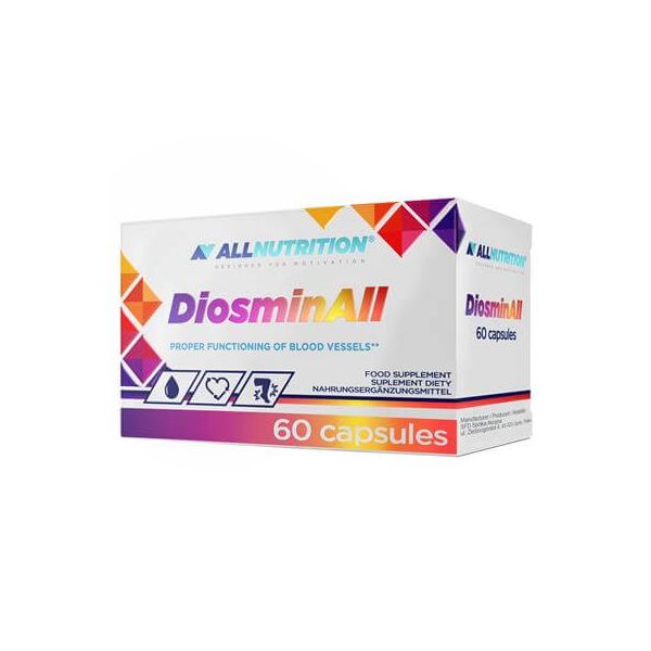 DIOSMIN 270 mg + Hesperidin + Bodljikava Veprina + Vitamin C - DiosminALL ALLNUTRITION Kapsule - 60 Kapsula