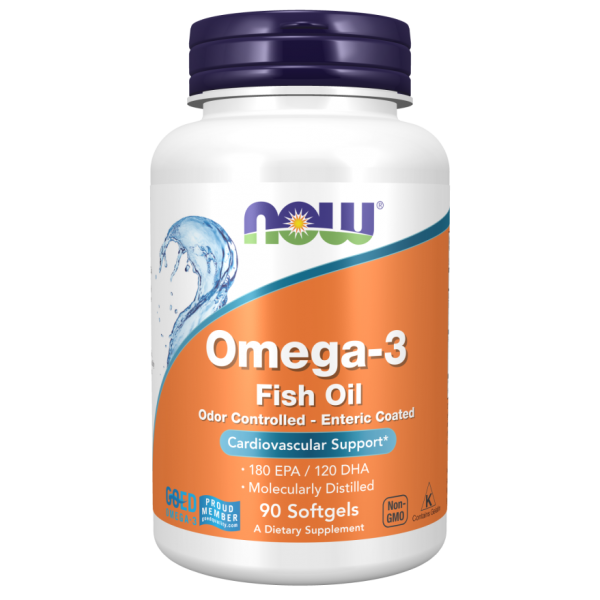 OMEGA 3 Enteric Coated ( Riblje Ulje, Fish Oil ) ENTERIČKI OBLOŽENE - 1000 mg Softgel Kapsule NOW FOODS - 90 Kapsula OMEGA 3 Enteric Coated ( Riblje Ulje, Fish Oil ) ENTERIČKI OBLOŽENE - 1000 mg Softgel Kapsule NOW FOODS - 90 Kapsula