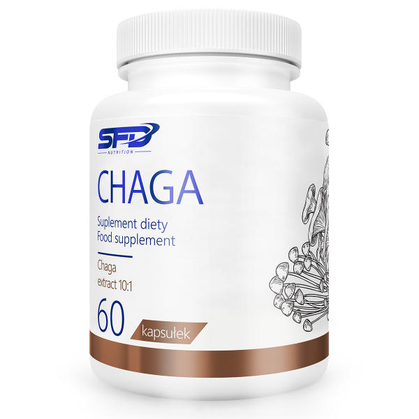SIBIRSKA CHAGA - ČAGA GLJIVA Ekstrakt 10:1 ( Inonotus obliquus ) Kapsule SFD Nutrition 600mg - 60 Kapsula