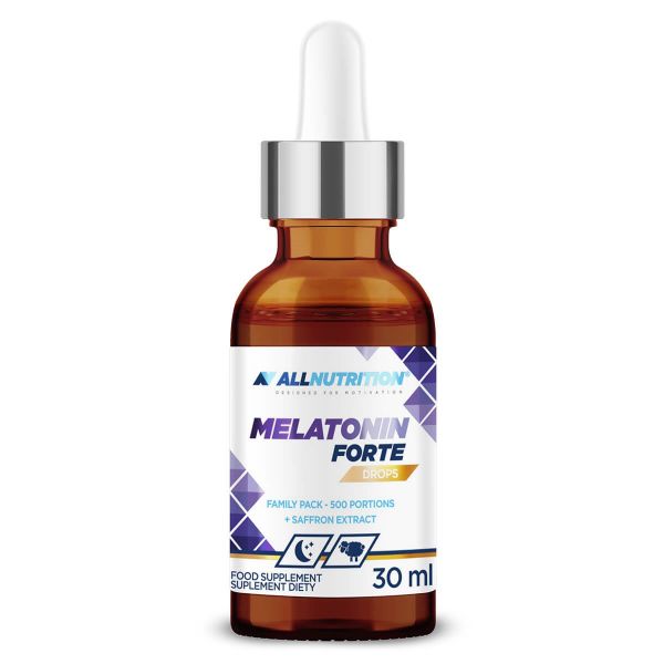 MELATONIN 1 mg + Šafran 5 mg Kapi Drops ALL NUTRITION - 30 ml u Kapima