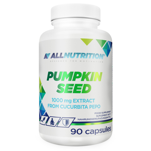 Pumpkin Seed Extract - Ekstrakt od Bučinih Sjemenki, Sjemenki Bundeve - 1000 mg ALL NUTRITION Kapsule - 90 Kapsula