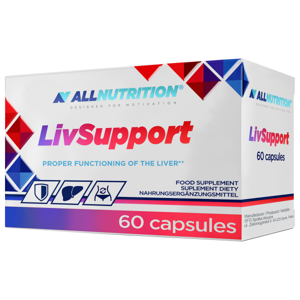 LIV SUPPORT ALL NUTRITION Kapsule -  Čišćenje i Zdravlje Jetre - 60 Kapsula