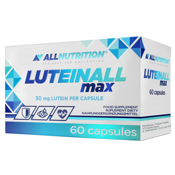 LUTEINALL Max ALL NUTRITION - Prirodni Lutein 30 mg + Zeaksantin ( Zeaxantin ) 3 mg Kapsule - 60 Kapsula