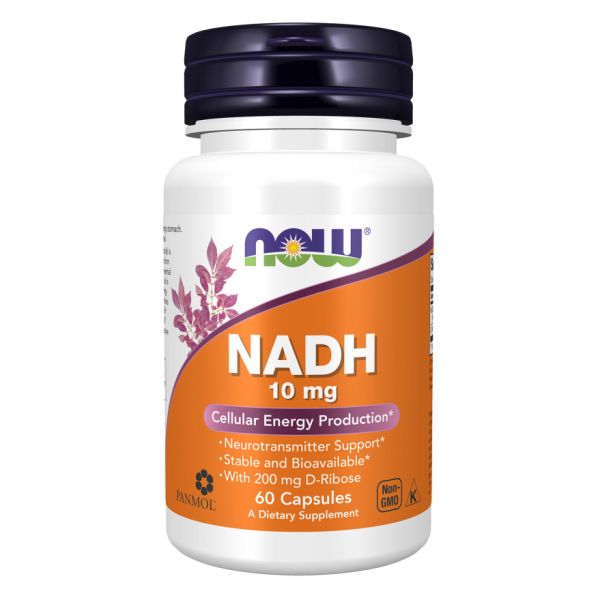 NADH Kapsule NOW Foods ( Nikotinamid Adenin Dinukleotid Hidrid ) 10 mg - 60 Vege Kapsula