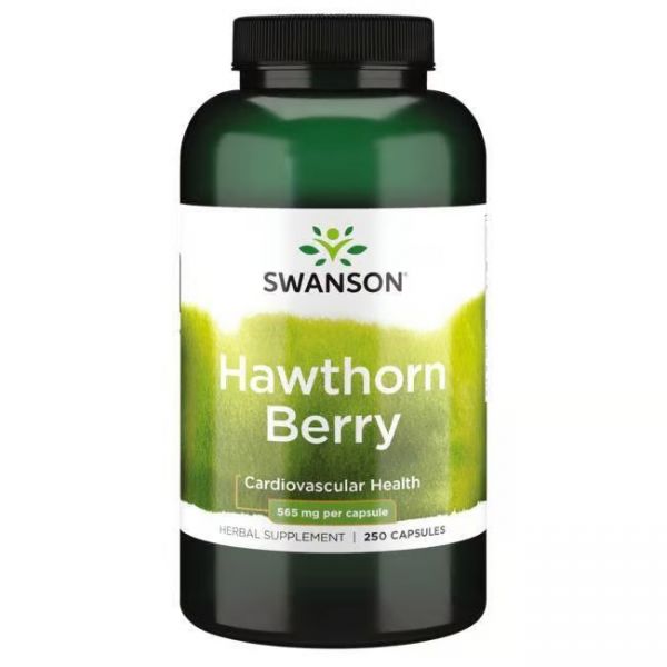 GLOG - Hawthorn Berry ( Bobice Gloga ) Swanson 565 mg - 250 Kapsula