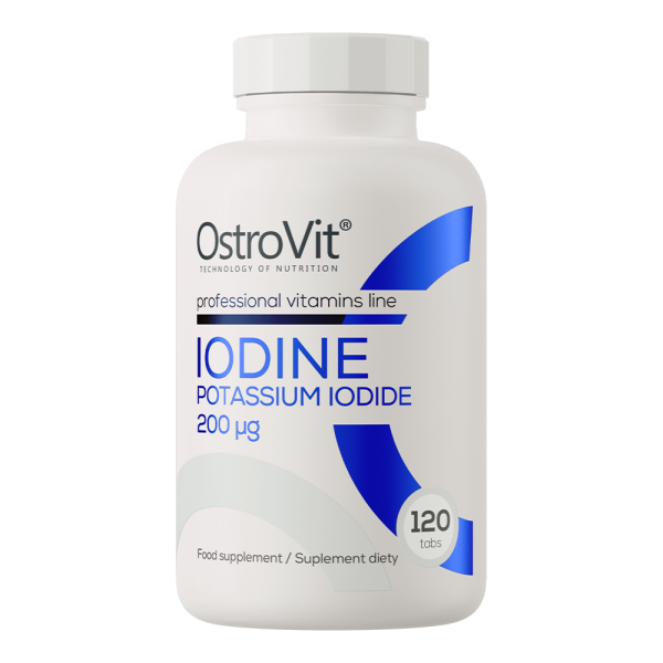 JOD - Kalijev Jodid Tablete - Iodine, Potassium Iodide OstroVit 200 mcg - 120 Tableta JOD - Kalijev Jodid Tablete - Iodine, Potassium Iodide OstroVit 200 mcg - 120 Tableta