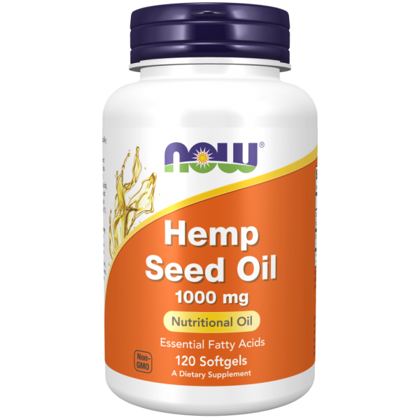 ULJE KONOPLJE KAPSULE (Hemp Seed Oil) NOW Foods - 1000 mg Konoplja u Kapsulama - 120 Softgel Kapsula