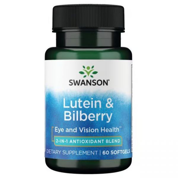 Lutein + Borovnica - Lutein & Bilberry Swanson Kapsule - 60 kapsula