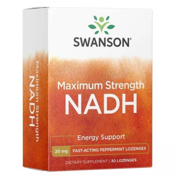 AKCIJA! NADH Tablete Swanson ( Nikotinamid Adenin Dinukleotid Hidrid ) 20 mg - 30 Pastila NAJBOLJE UPOTRIJEBITI DO 31.10.2025.