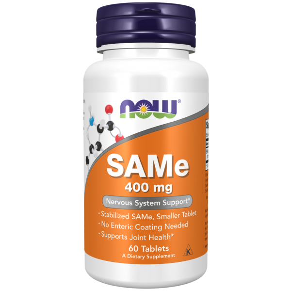 AKCIJA! SAMe - Sam-e - s adenozil metionin 400 mg NOW FOODS - 60 Tableta NAJBOLJE UPOTRIJEBITI DO: 28.02.2026.