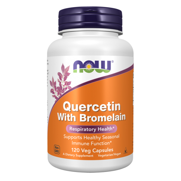 KVERCETIN + BROMELAIN - Quercetin With Bromelain NOW Foods Kapsule - 120 Kapsula
