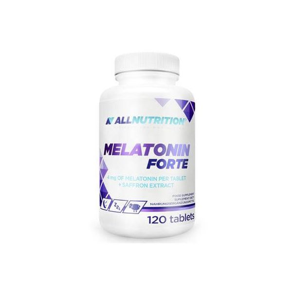 Melatonin FORTE - 4000mcg - 4mg + Šafran Ekstrakt Tablete ALL NUTRITION - 120 Tableta