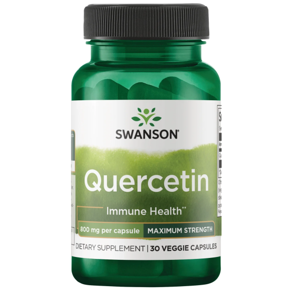 AKCIJA! KVERCETIN - QUERCETIN Swanson Maximum Strength Kapsule 800 mg - 30 Kapsula NAJBOLJE UPOTRIJEBITI DO: 28.02.2026.