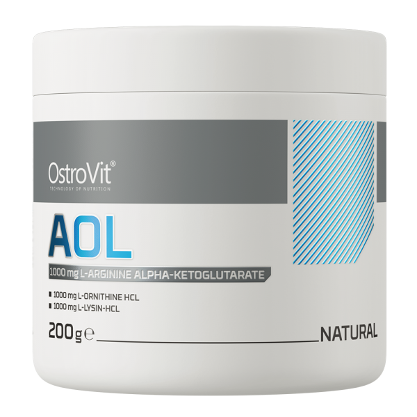(AOL) AAKG (l-arginin), L-Ornitin, L-Lizin prah OstroVit - 200 g. u Prahu