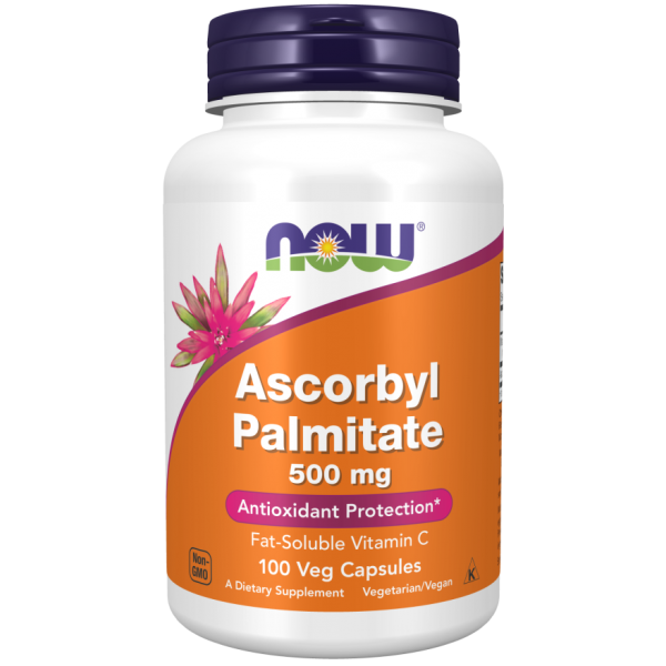 ASKORBIL PALMITAT (Ascorbyl Palmitate) NOW FOODS 500 mg Kapsule - 100 Kapsula