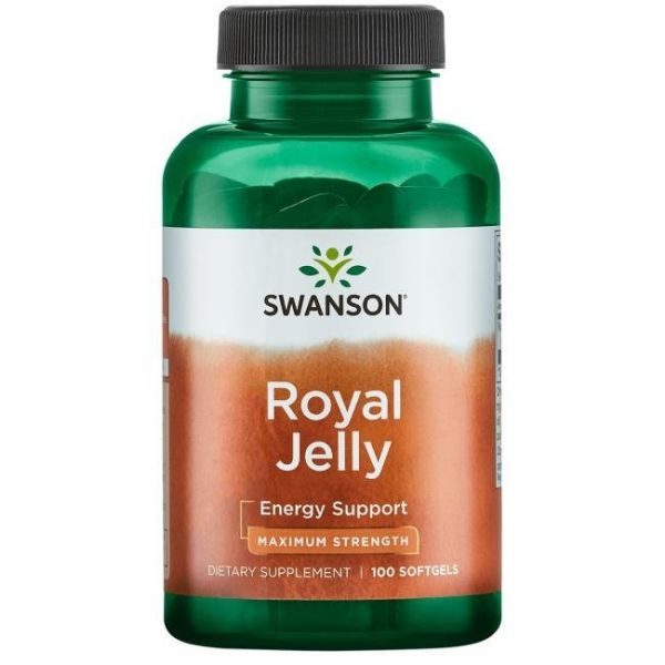 AKCIJA! MATIČNA MLIJEČ - ROYAL JELLY Swanson Softgel Kapsule - 100 Softgel Kapsula NAJBOLJE UPOTRIJEBITI DO: 31.05.2026.