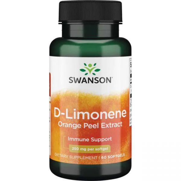 D Limonen ( D-Limonene ) Ekstrakt Kore Naranče Swanson - 60 Softgel Kapsula
