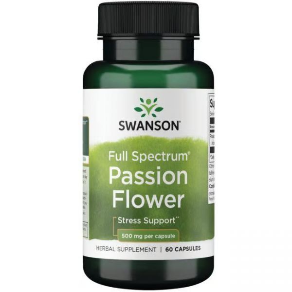 PASIFLORA - Passion Flower Swanson 500 mg Kapsule - 60 Kapsula
