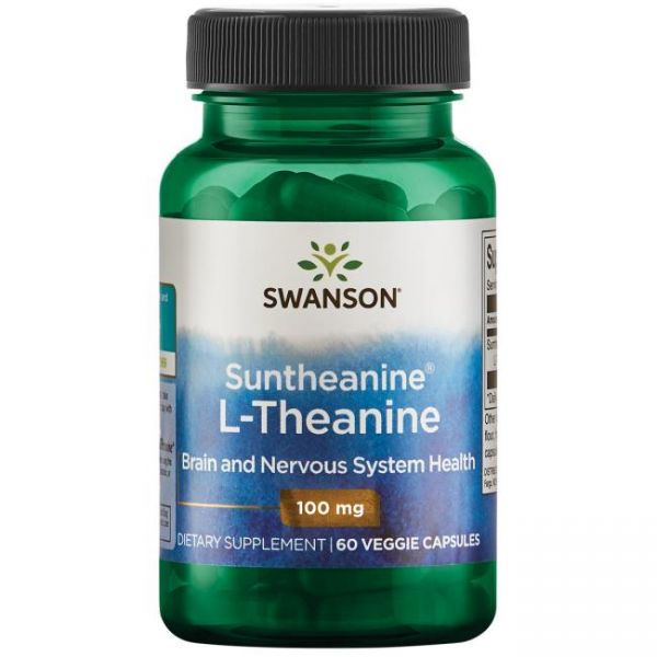 Suntheanine® L-Theanine Swanson - L Teanin Kapsule 100 mg VEGE - 60 Kapsula