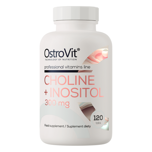 KOLIN (Choline) + INOZITOL (Inositol) Tablete OstroVit - 120 Tableta
