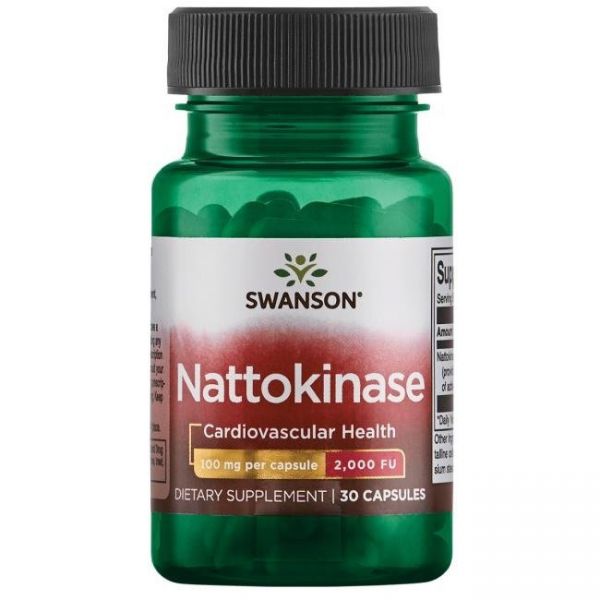 NATOKINAZA - Nattokinase 100 mg 2000FU Kapsule Swanson - 30 Kapsula