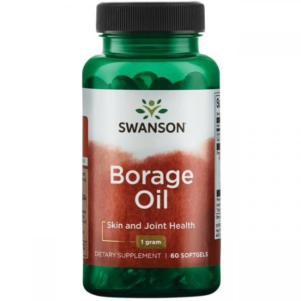 AKCIJA! ULJE BORAŽINE - Borage Oil ( Boražina ) - Borač, Boreč Swanson - 60 Kapsula NAJBOLJE UPOTRIJEBITI DO 30.06.2026.