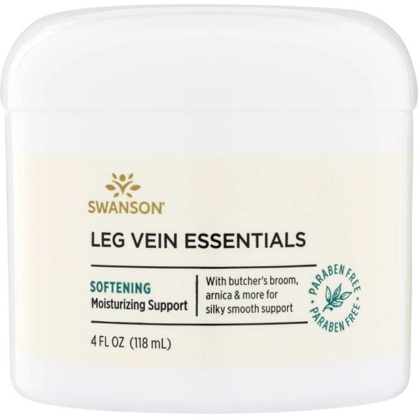 AKCIJA! LEG VEIN Essentials Cream Swanson - Krema Za Potporu Nogama 118 ml NAJBOLJE UPOTRIJEBITI DO 31.08.2026.
