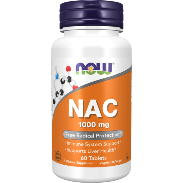 NAC - N Acetil Cistein ( N-Acetyl Cysteine ) 1000 mg Tablete NOW Foods - 60 Tableta