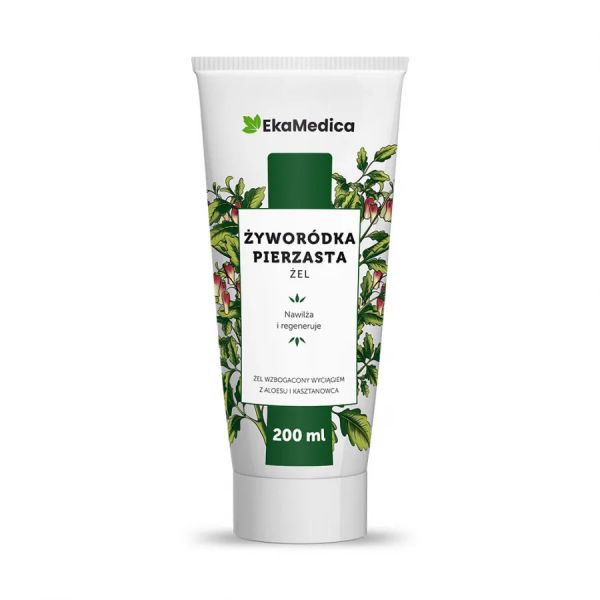 AKCIJA! GEL s Ekstraktom Peraste Živorotke + Aloe Vera + Divlji Kesten EkaMedica 200 ml NAJBOLJE UPOTRIJEBITI DO 30.06.2026.